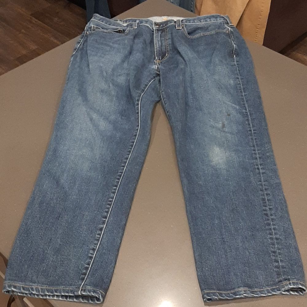 Lands' End Square Trigger Slim Fit Jeans - Picture 6 of 7